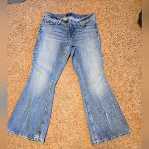Women's Edgely Flare Jeans, size 14W